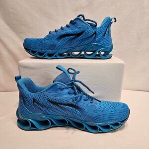 Men Athletic Mesh Blaze Running Sneakers - Sky Blue
